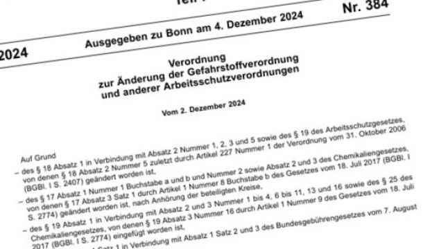 Auszug aus dem Bundesgesetzblatt